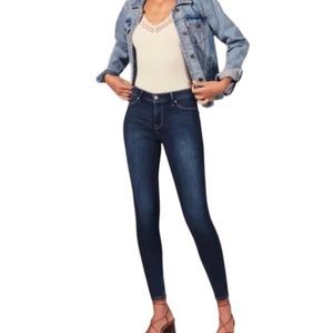 Abercrombie & Fitch Harper Low Ride Cut-off Jean Legging